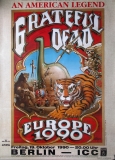 GRATEFUL DEAD - 1990 - Live In Concert - Europe Tour - Poster - Berlin