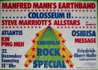 CHRISTMAS ROCK - 1975 - Manfred Mann - Colosseum - Poster - Ludwigshafen