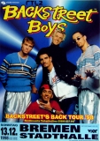 BACKSTREET BOYS - 1998 - Plakat - In Concert - Back Tour - Poster - Bremen