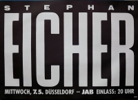 EICHER, STEPHAN - GRAUZONE - 1986 - In Concert - I tell this.. Tour - Poster