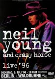 YOUNG, NEIL - 1996 - Plakat - Live In Concert Tour - Poster - Berlin