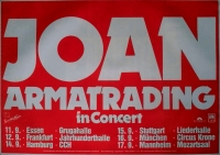 ARMATRADING, JOAN - 1986 - Plakat - Live In Concert Tour - Poster