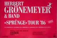 GRNEMEYER, HERBERT - 1986 - In Concert - Sprnge Tour - Poster - Essen