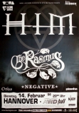 HIM - 2006 - The Rasmus - Negative - In Concert Tour - Poster - Hannover