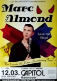ALMOND, MARC - SOFT CELL - 2010 - Konzertplakat - Concert - Tourposter - Hannove