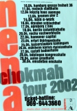NENA - 2002 - Tourplakat - In Concert - Chokmah - Tourposter
