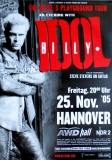 IDOL, BILLY - 2005 - Konzertplakat - Devils Playground - Tourposter - Hannover