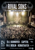RIVAL SONS - 2015 - Plakat - Great Western Valkyrie - Tourposter - Hannover