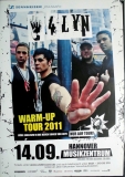 4LYN - 4 LYN - 2011 - Plakat - In Concert - Warm Up Tour - Poster - Hannover