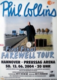 COLLINS, PHIL - GENESIS - 2004 - In Concert - Farwell Tour - Poster - Hannover