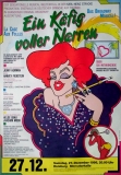 EIN KFIG VOLLER NARREN - 1986 - Plakat - Musical - Poster - Duisburg