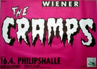 CRAMPS, THE - 1986 - Live in Concert - Date With Elvis Tour - Poster - Dsseldorf