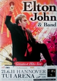 JOHN, ELTON - 2011 - Konzertplakat - Greatest Hits - Tourposter - Hannover
