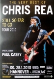 REA, CHRIS - 2010 - Plakat - In Concert - Still so Far Tour - Poster - Hannover