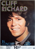RICHARD, CLIFF - 1977 - Plakat - Live In Concert Tour - Poster - Dsseldof