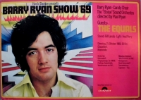 RYAN, BARRY - 1969 - Plakat - The Equals - Show - Tourposter - Dsseldorf