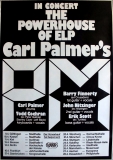 PM - CARL PALMER - 1980 - In Concert - Gabriel - Powerhouse of ELP Tour - Poster