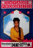 SAVAGE PROGRESS - 1984 - In Concert - Celebration Tour - Poster - Mannheim