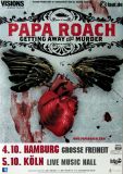 PAPA ROACH - 2004 - In Concert - Getting away.... Tour - Poster - Hamburg