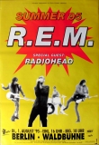 R.E.M. - REM - 1995 - In Concert - Radiohead - Monster Tour - Poster - Berlin