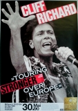RICHARD, CLIFF - 1990 - Konzertplakat - Stronger - Tourposter - Frankfurt
