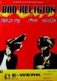 BAD RELIGION - 1993 - Plakat - In Concert - Recipe for Hate Tour - Poster - Kln