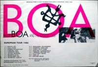 BOA, PHILLIP - 1986 - Plakat - Live In Concert - Aristocracie Tour - Poster