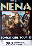 NENA - 1993 - Plakat - In Concert - Bongo Girl Tour - Poster - Hannover