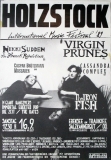HOLZSTOCK - 1989 - Plakat - Virgin Prunes - Brtzmann - Nikki Sudden - Poster