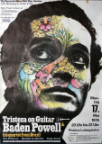 POWELL, BADEN - 1976 - In Concert - Triseza on Guitar Tour - Poster - Ludwigshafen