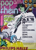 POP AM RHEIN - 1978 - Plakat - Newsic - Oxyjam - Switch - Poster - Dsseldorf
