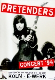 PRETENDERS - 1994 - Plakat - In Concert Tour - Poster - Kln