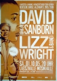 SANBORN, DAVID - 2005 - Plakat - Live In Concert Tour - Poster - Hamburg