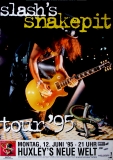 SLASH - GUNS N ROSES - 1995 - In Concert - Snakepit Tour - Poster - Berlin
