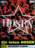 TOTEN HOSEN - 1996 - Plakat - Ewig whrt am lngsten Tour - Poster - Bremerhaven