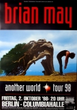 MAY, BRIAN - QUEEN - 1998 - In Concert - Another World Tour - Poster - Berlin