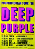 DEEP PURPLE - 1996 - Plakat - In Concert - Purpendicular Tour - Poster