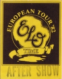 ELECTRIC LIGHT ORCHESTRA - 1982 - Pass - Time - European Tour - After Show