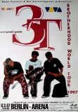 3T - 3 T - 1997 - Konzertplakat - Concert - Brotherhood - Tourposter - Berlin