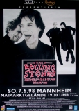 ROLLING STONES - 1998-06-07 - In Concert - Bridges to - Poster - Mannheim