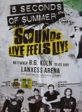 5 SECONDS OF SUMMER - 2016 - Konzertplakat - Sounds Live - Tourposter - Kln***