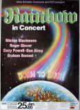 RAINBOW - DEEP PURPLE - 1980 - Plakat - Down... - Tourposter - Saarbrcken