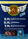 REO SPEEDWAGON - 1979 - Plakat - Live In Concert - Nine Lives Tour - Poster