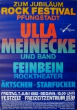PFUNGSTADT FESTIVAL - 1985 - Konzertplakat - Ulla Meinecke - Poster