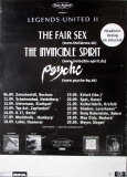 LEGENDS UNITED II - 2002 - Plakat - Concert - Psyche - Invincible Spirit - Poster