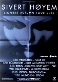 SIVERT HOYEM - 2016 - Plakat - In Concert - Lioness Autumn Tour - Poster
