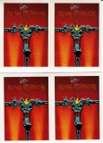 IRON MAIDEN - 4 x Aufkleber - Sticker - A