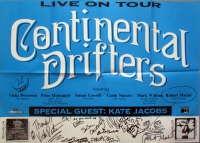 CONTINENTAL DRIFTERS - 1994 - Konzertplakat - Bangles - R.E.M. - Poster - signed***