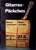 GITARREN PCKCHEN - 1977 - Lmmerhirt - Sutcliffe - Clifton - Poster - Dsseldor