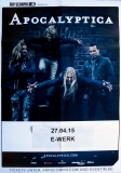 APOCALYPTICA - 2015 - Live In Concert Tour - Poster - Kln